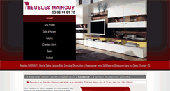 Desktop Screenshot of meubles-mainguy.com