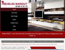 Tablet Screenshot of meubles-mainguy.com